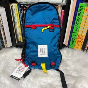 TOPO DESIGNS SMASH BACKPACK BLUE PACKABLE BAG